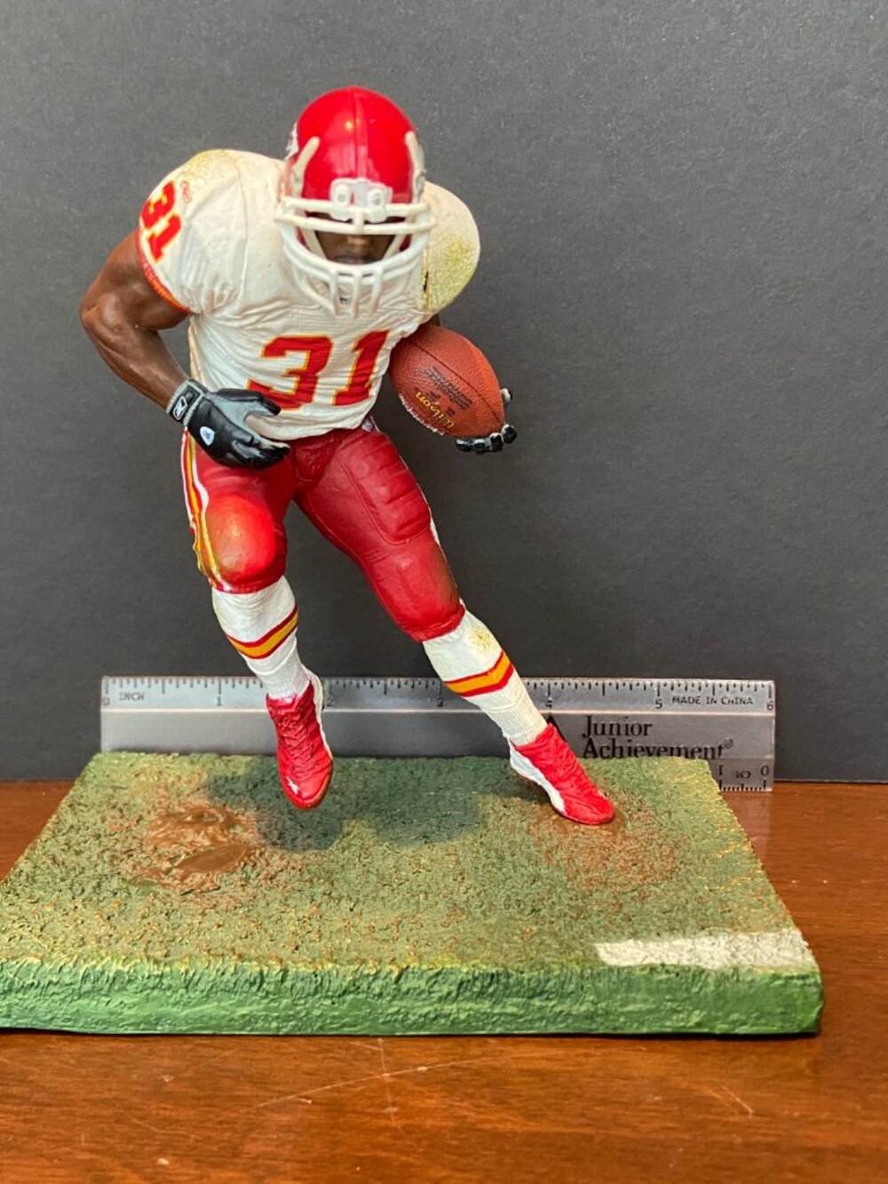 McFarlane Priest Holmes KC Chiefs NFL White Jersey Figure